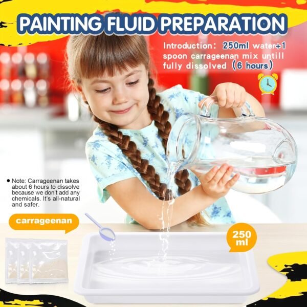 Water Marbling Paint for Kids - Arts and Crafts for Girls & Boys Crafts Kits Ideal Gifts for Kids Age 6+ 8-12 - Image 5