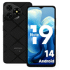 Ulefone Note 19 Mobile Phones Android 14, 6GB+32GB/512GB SD, 4G Dual SIM Unlocked Smartphone 6.65