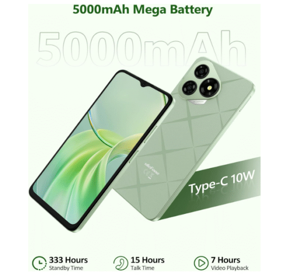 Ulefone Note 19 Mobile Phones Android 14, 6GB+32GB/512GB SD, 4G Dual SIM Unlocked Smartphone 6.65" Screen, 5000mAh Octa Core Cellphone, 8MP+5MP Camera, Fingerprint Face ID - Image 5